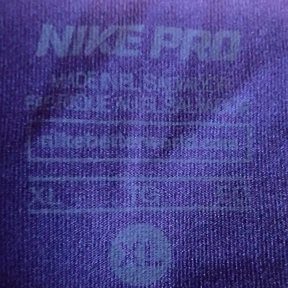 NIKE PRO SHORT SLEEVE SHIRT WOMEN SIZE XL - Picture 4 of 6